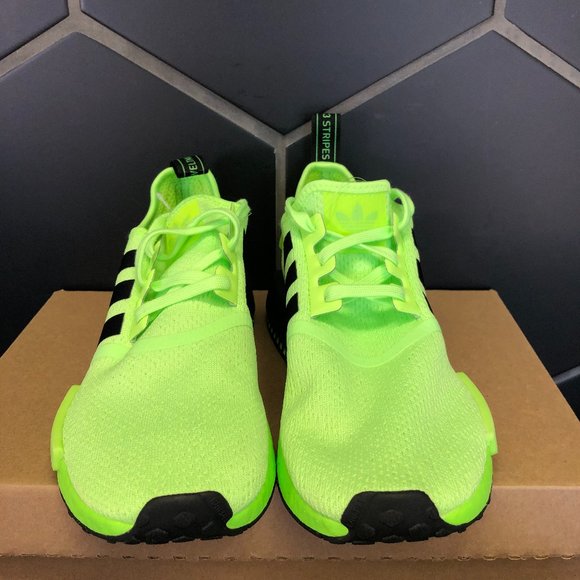 adidas Shoes Adidas Nmd R Lime Green Black Size 9 Poshmark